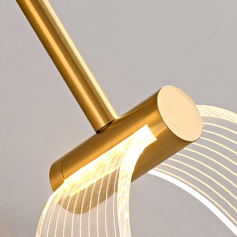 Warren modern Minimalistisch LED Messing Wandlamp