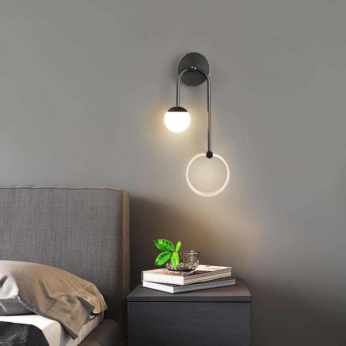 Warren modern Minimalistisch LED Messing Wandlamp