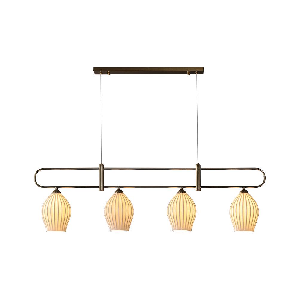 Arlirir moderne hanglamp met minimalistisch kunstwerk in keramiek