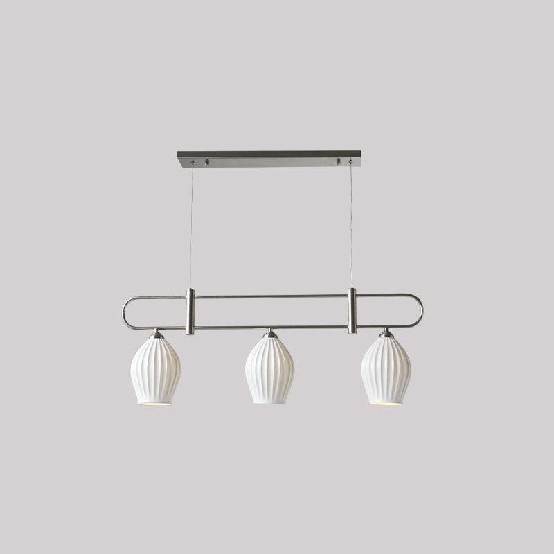 Arlirir moderne hanglamp met minimalistisch kunstwerk in keramiek