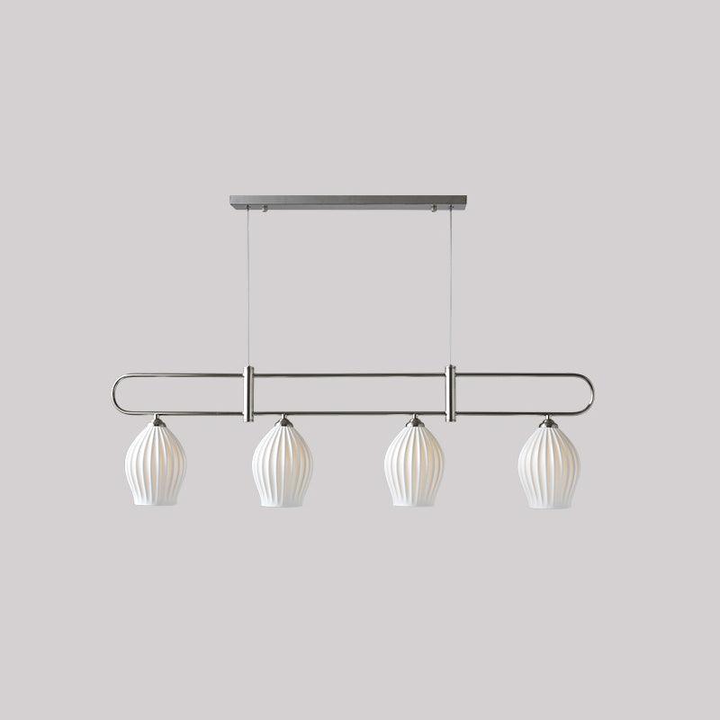 Arlirir moderne hanglamp met minimalistisch kunstwerk in keramiek