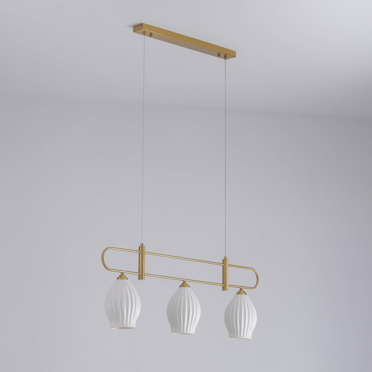 Arlirir moderne hanglamp met minimalistisch kunstwerk in keramiek
