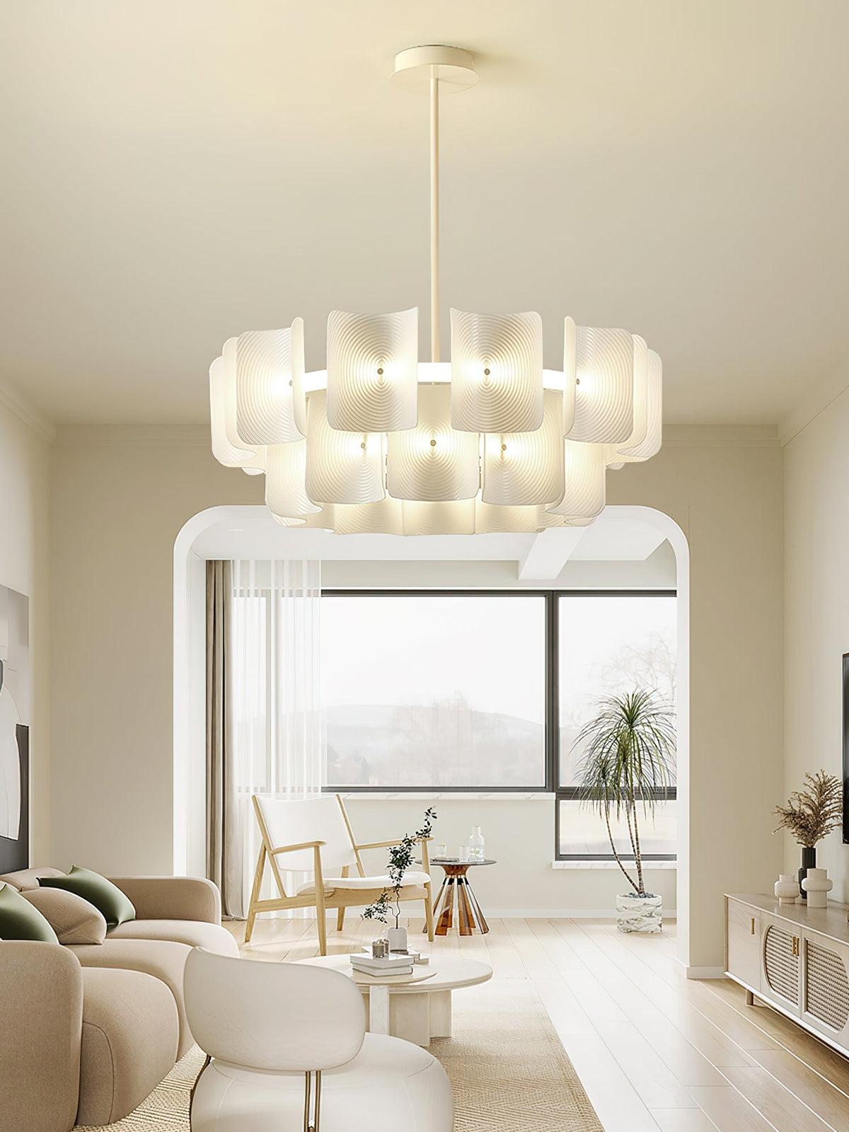 Seliriel Kroonluchter met vingerafdruk LED