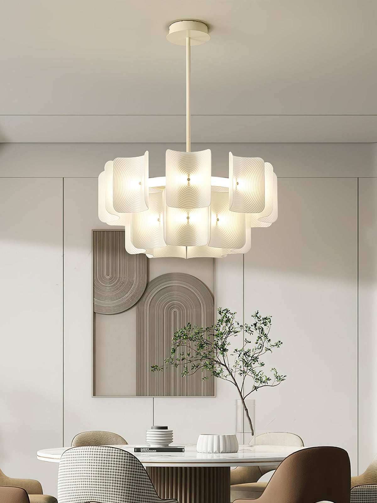 Seliriel Kroonluchter met vingerafdruk LED