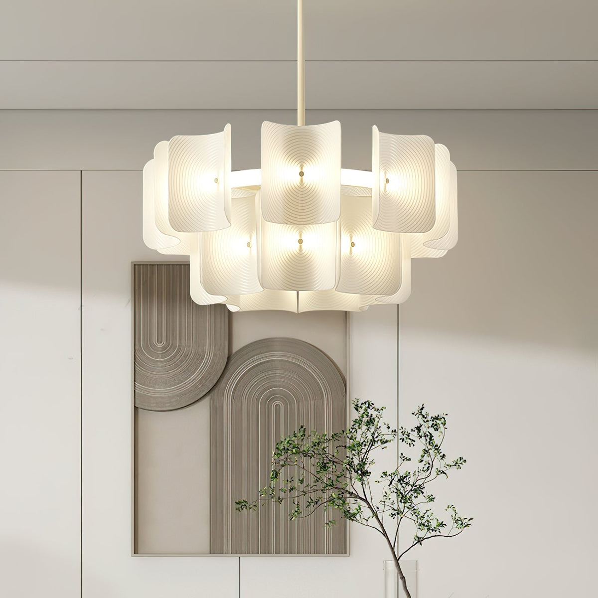Seliriel Kroonluchter met vingerafdruk LED