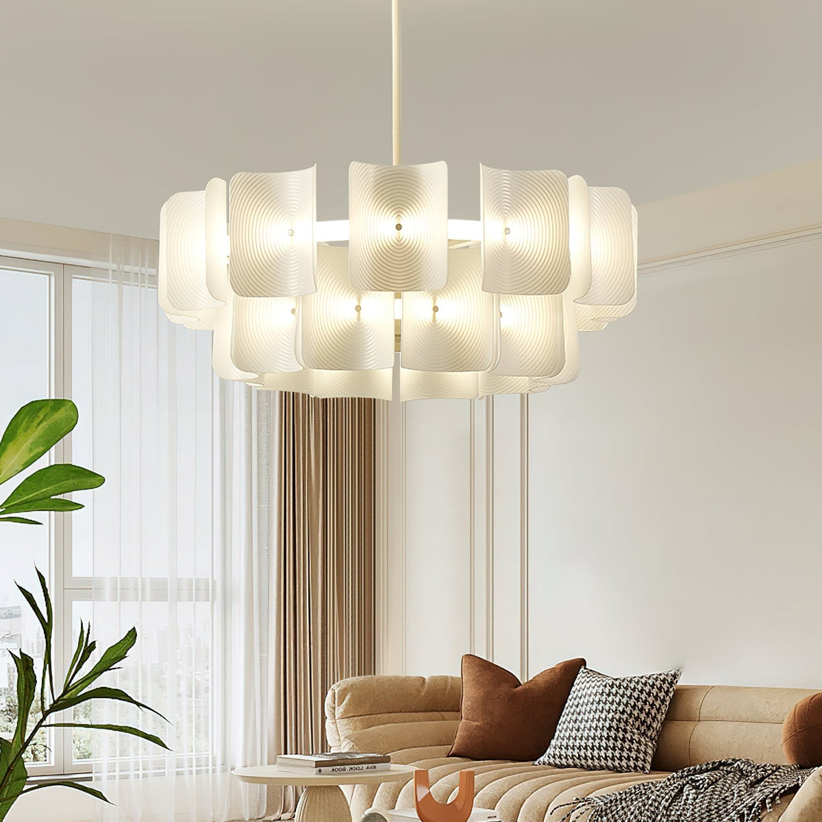 Seliriel Kroonluchter met vingerafdruk LED