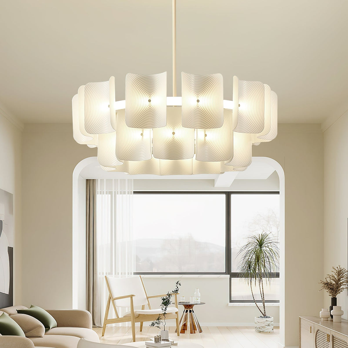 Seliriel Kroonluchter met vingerafdruk LED
