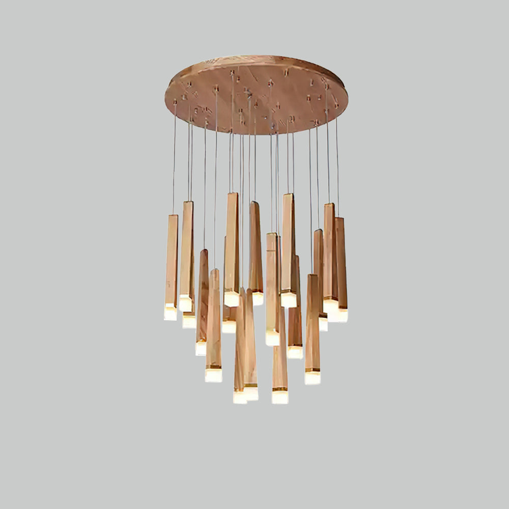 Sylielle Firewood Stick Hout Kroonluchter