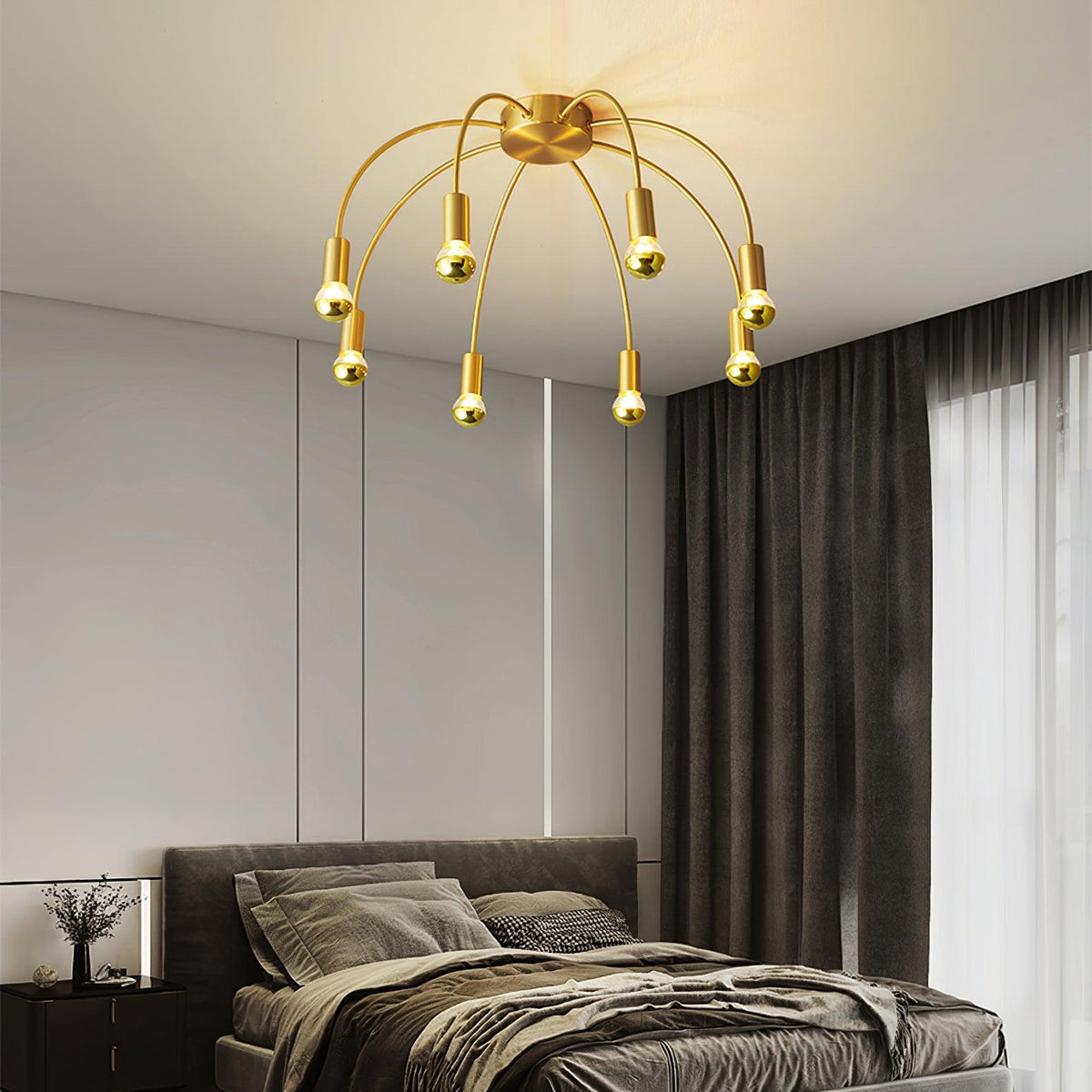Sage luxe glas plafondlamp