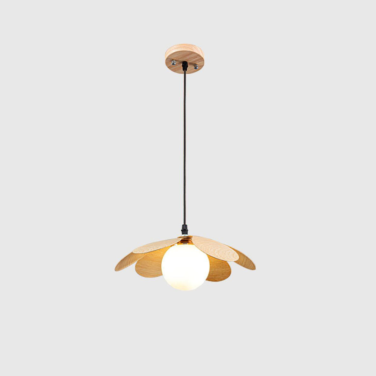 Arlenis hanglamp met glas in minimalistisch ontwerp