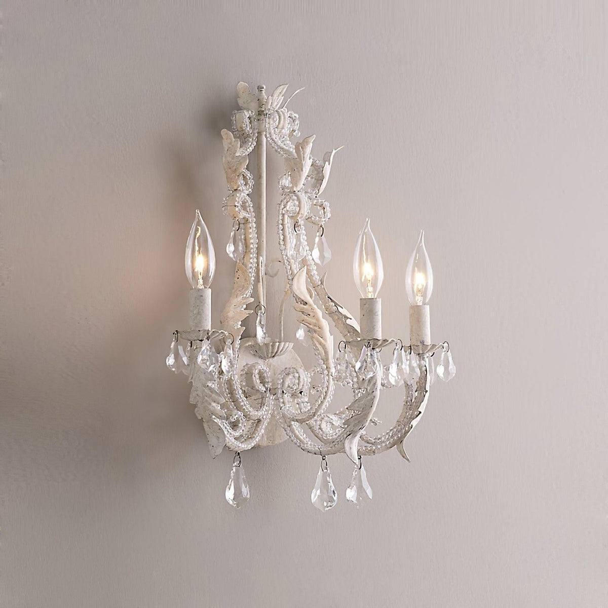 Xeldes traditionele kandelaar kristallen wandlamp
