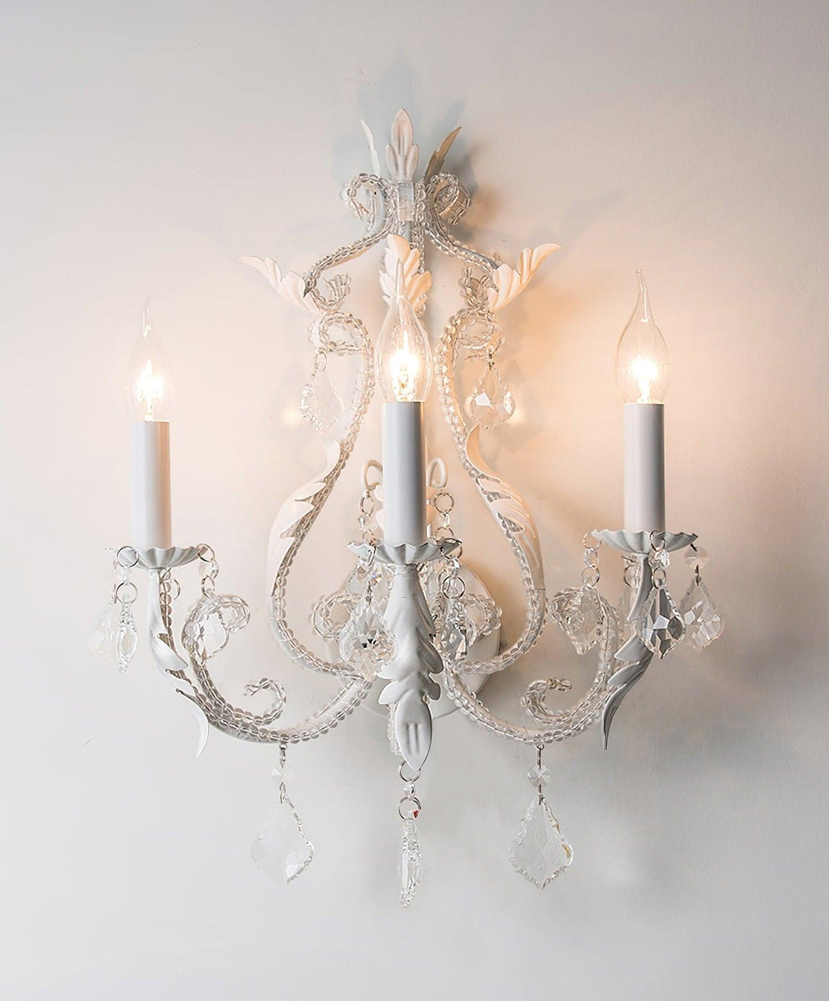 Xeldes traditionele kandelaar kristallen wandlamp