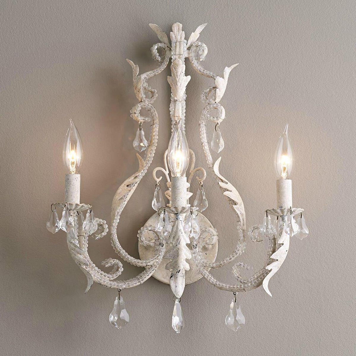 Xeldes traditionele kandelaar kristallen wandlamp