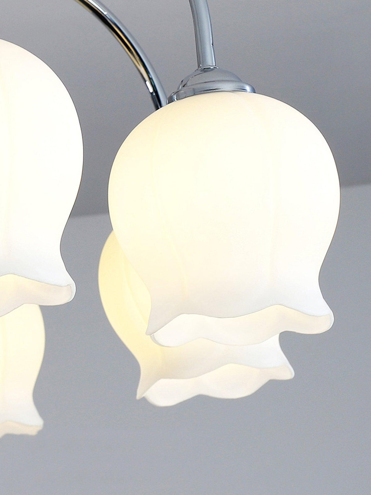 Oldore Premium elegantie Bloemmotief glas plafondlamp