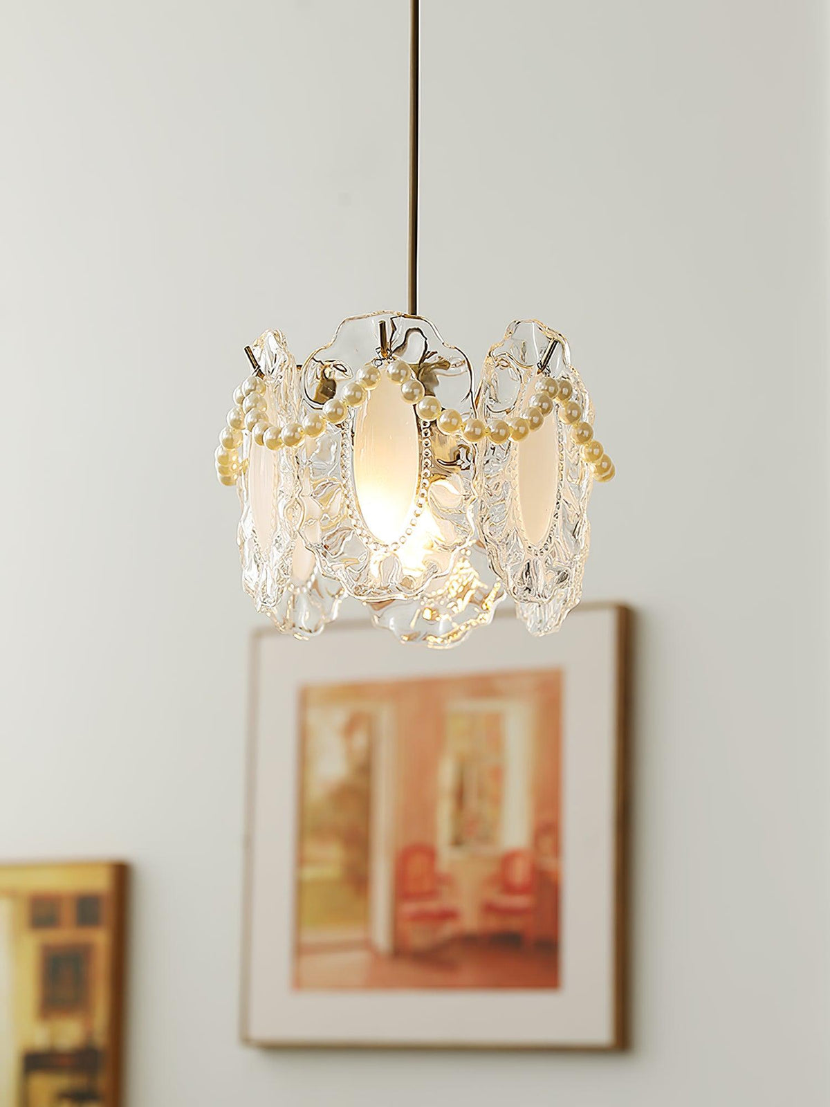 Velinette hanglamp met Glanzend glas