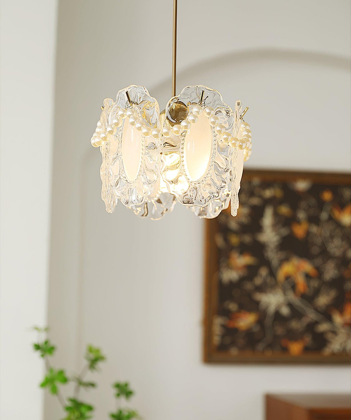 Velinette hanglamp met Glanzend glas