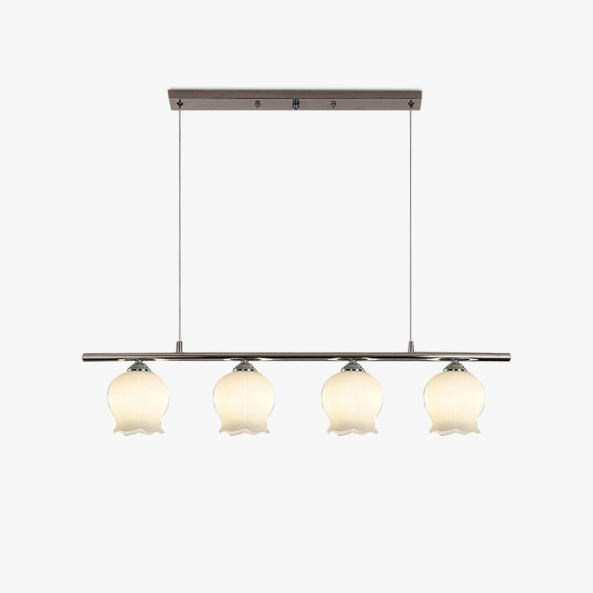 Evenara Moderne minimalistische hanglamp met bloemmotief van glas