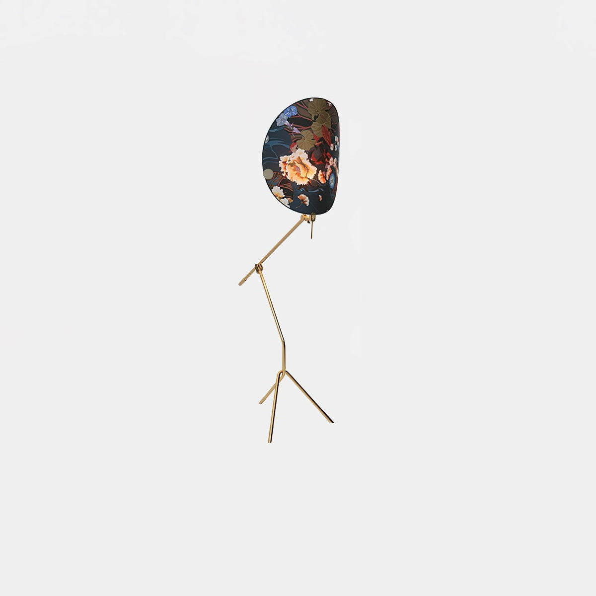 Unexin messing vloerlamp