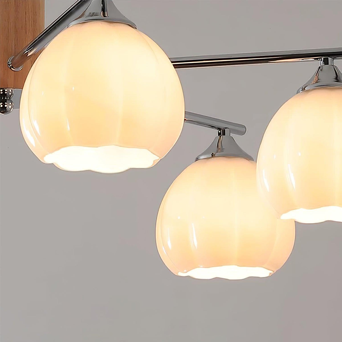 Ezoror Noordse kunst bloemknoppen glas plafondlamp