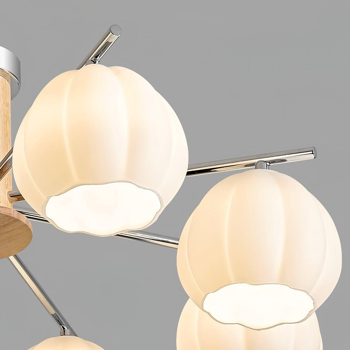 Ezoror Noordse kunst bloemknoppen glas plafondlamp