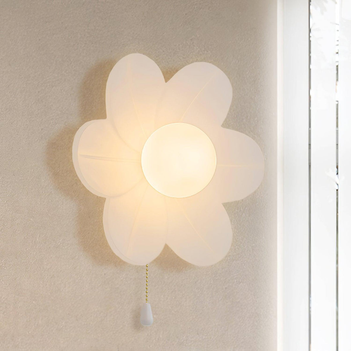 Bov Noordse kunst Flowers hars wandlamp