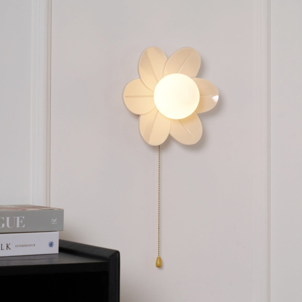 Bov Noordse kunst Flowers hars wandlamp
