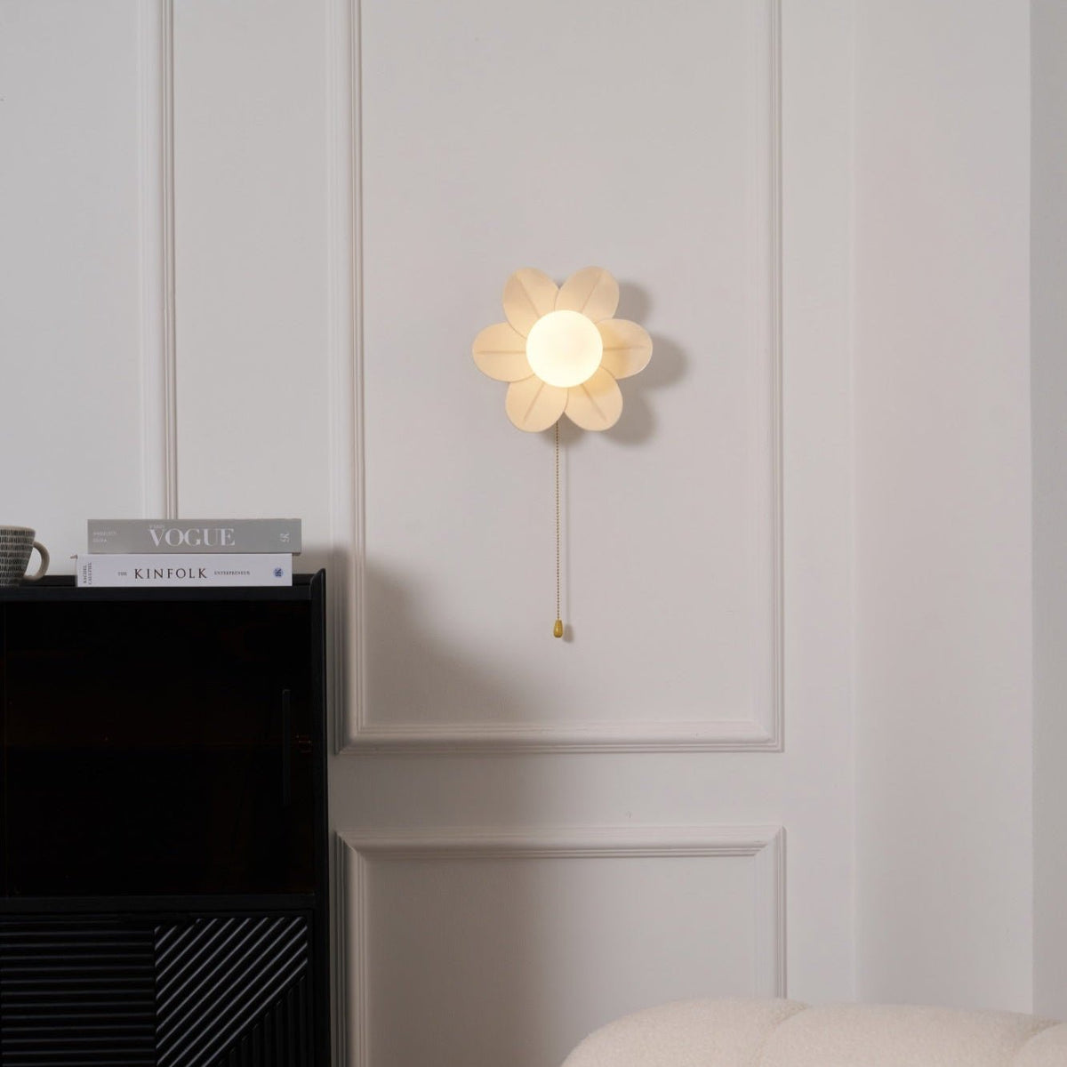 Bov Noordse kunst Flowers hars wandlamp