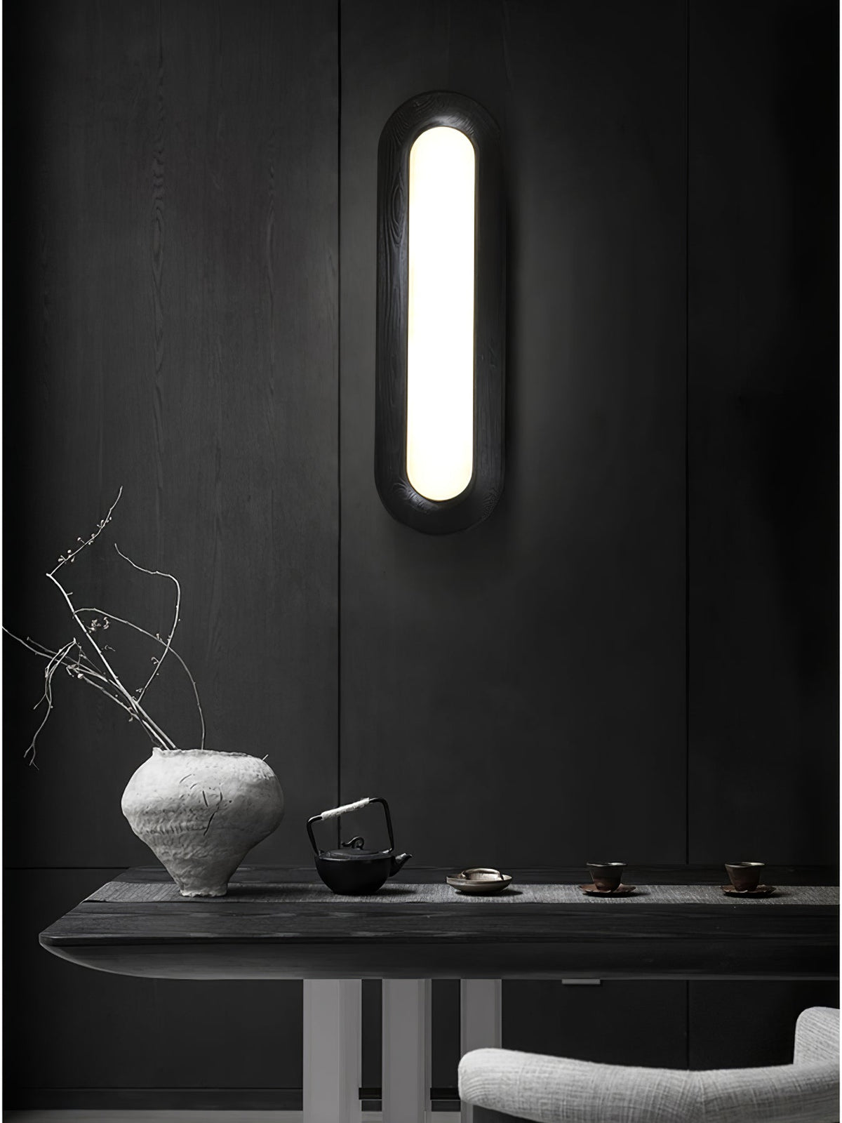 Zatalel Moderne minimalistische plafondlamp met vloeiend wolkendesign van hout