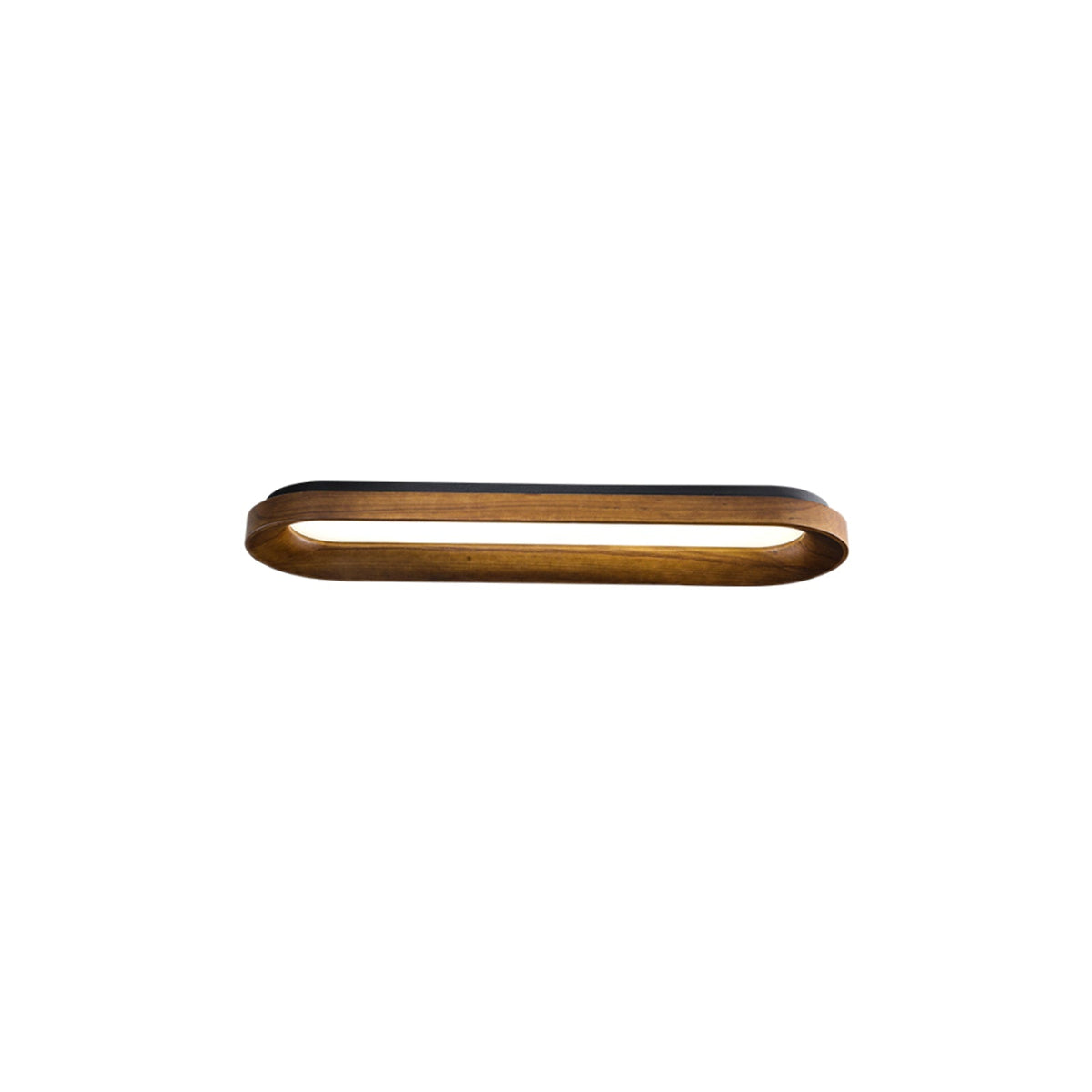 Zatalel Moderne minimalistische plafondlamp met vloeiend wolkendesign van hout