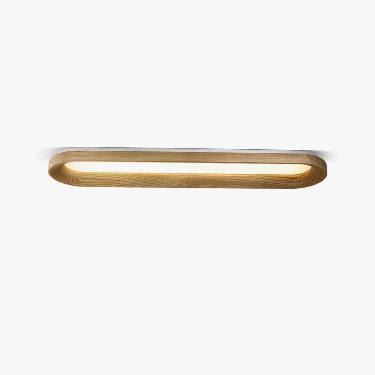 Zatalel Moderne minimalistische plafondlamp met vloeiend wolkendesign van hout