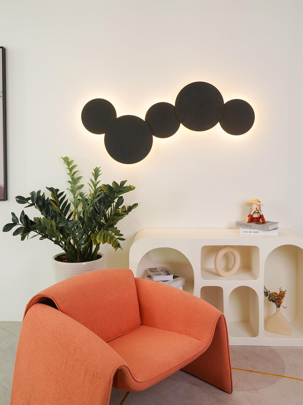 Arelis Geometrische wandlamp met Schijf