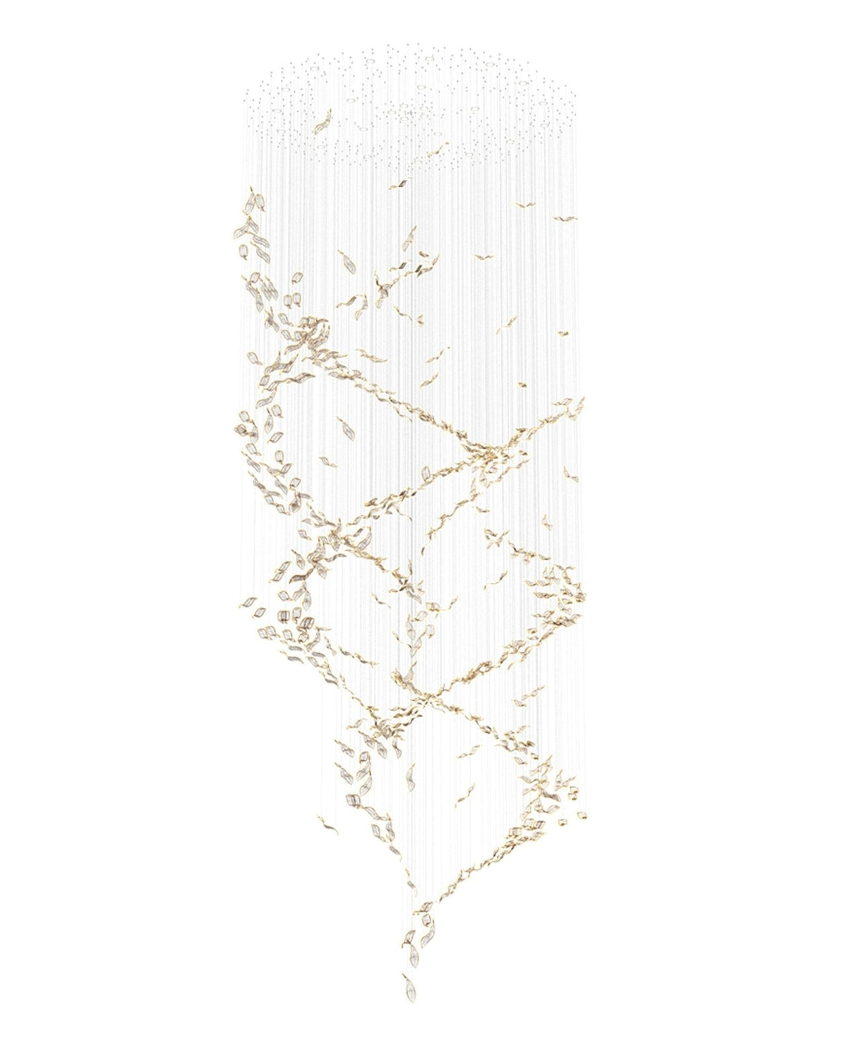 Velelora kroonluchter Cascading Leaf Luxe