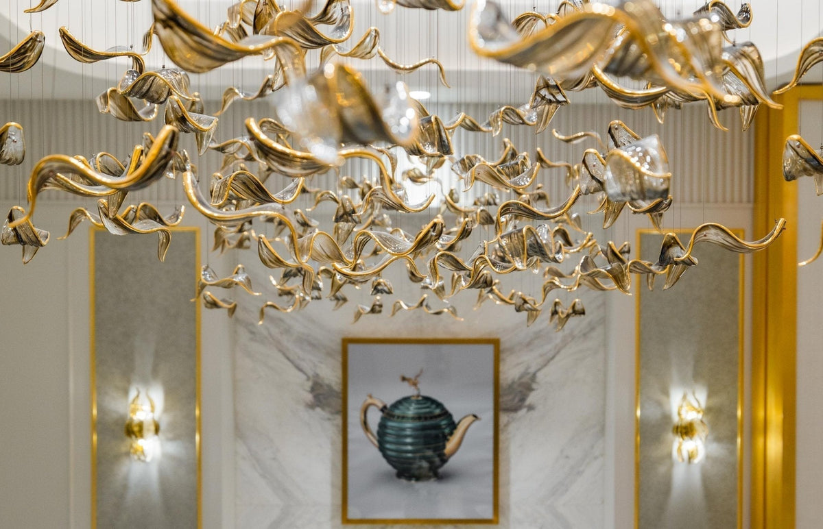 Velelora kroonluchter Cascading Leaf Luxe