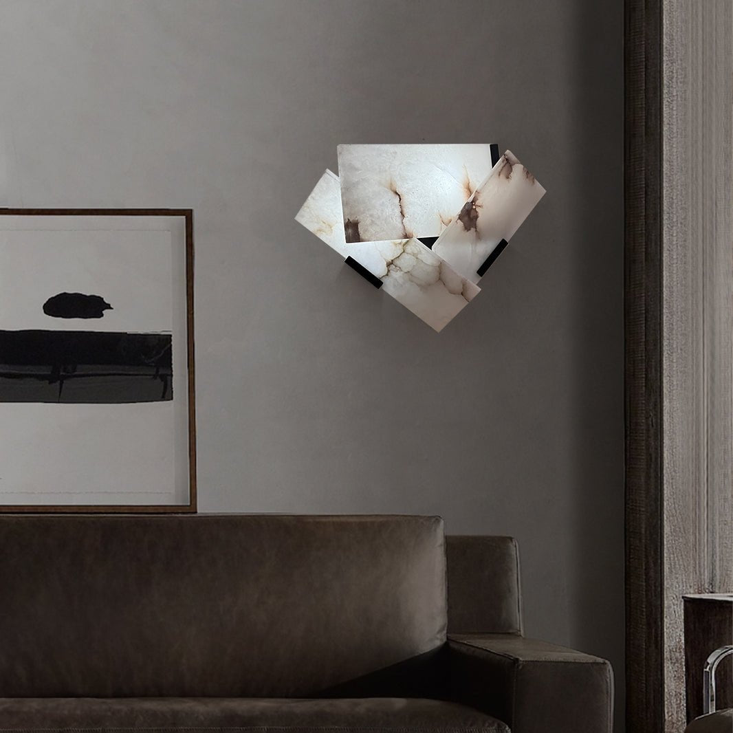 Eireeria albasten wandlamp