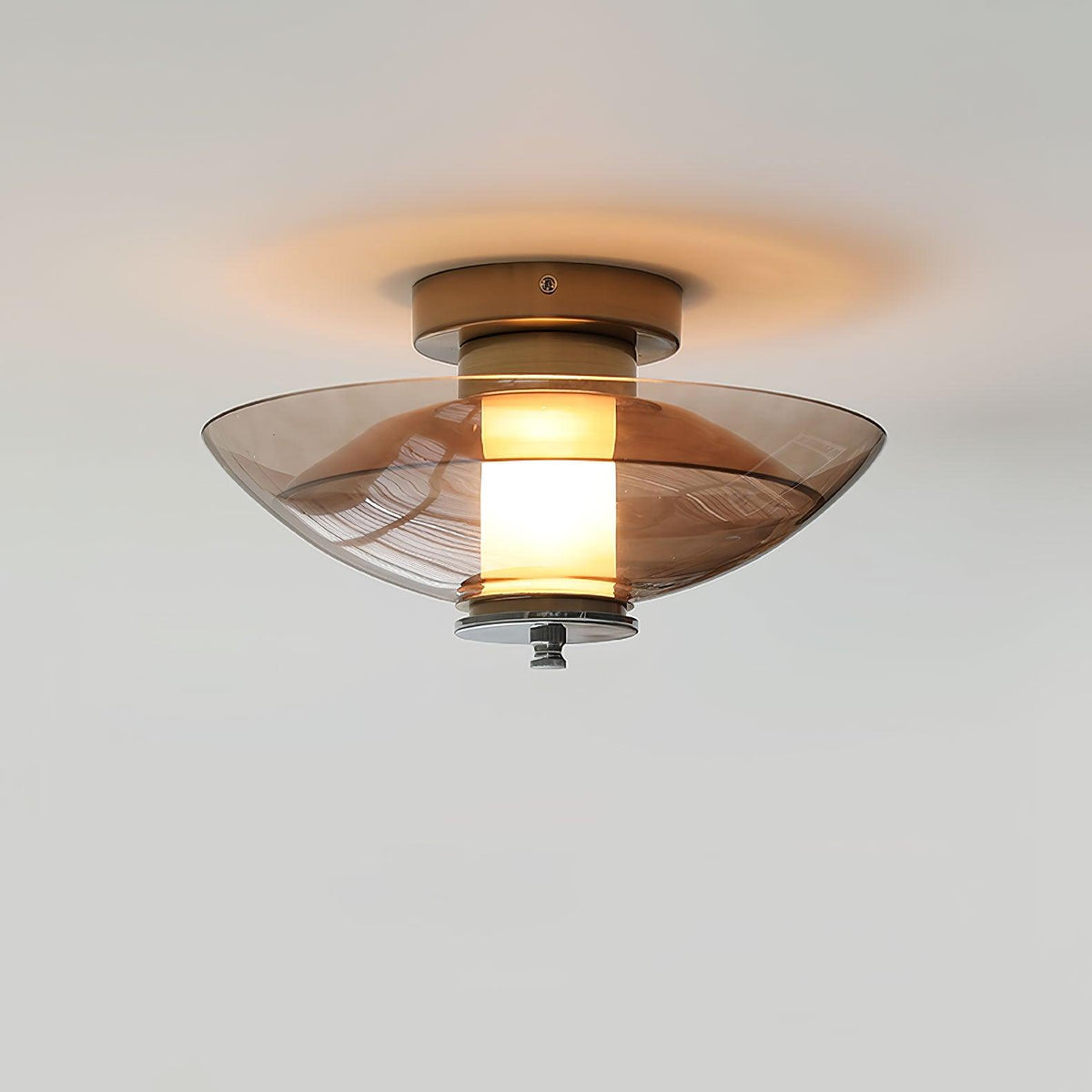 Cocarir Noordse kunst vliegende schotel met stekker wandlamp