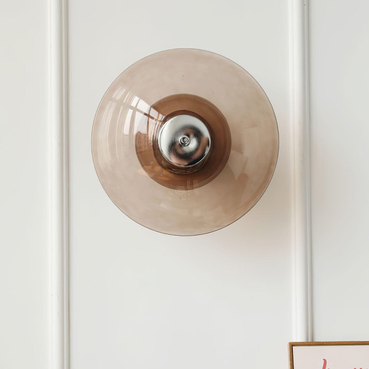 Cocarir Noordse kunst vliegende schotel met stekker wandlamp