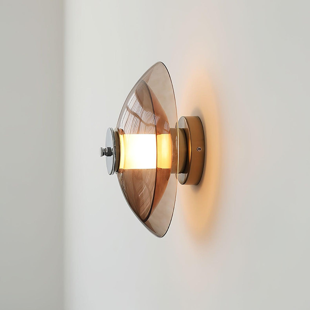 Cocarir Noordse kunst vliegende schotel met stekker wandlamp