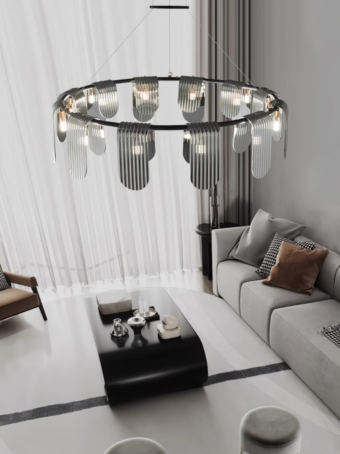 Celorella Moderne kroonluchter van glas