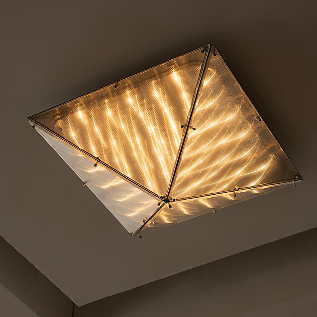 Facet Moderne hanglamp van glas met chrome afwerking