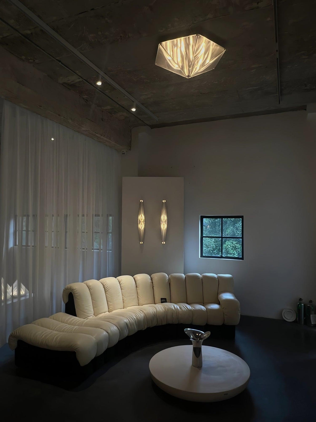 Facet Moderne hanglamp van glas met chrome afwerking