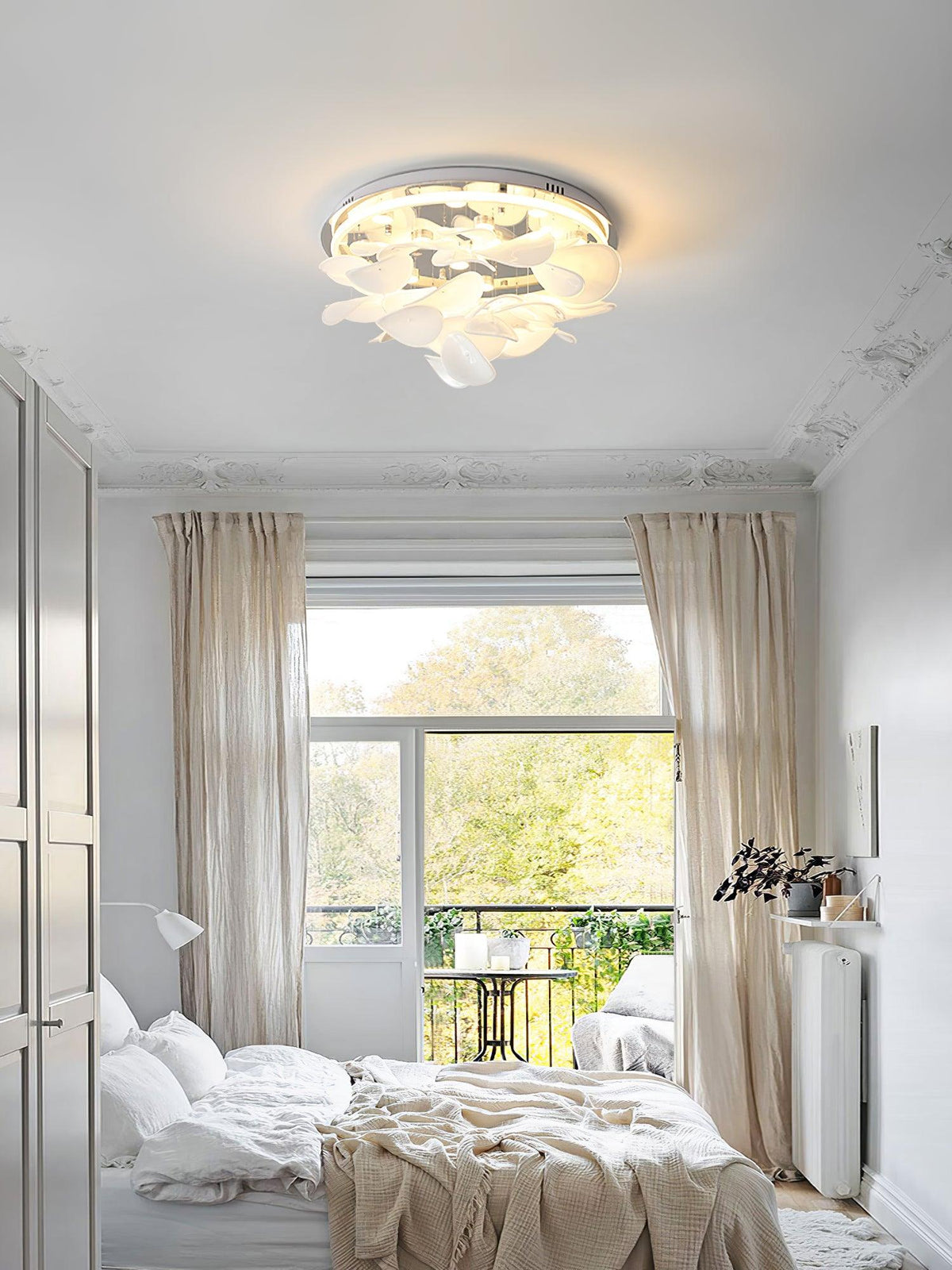 Viraalian plafondlamp met Franse bloemblaadjes voor moderne huizen