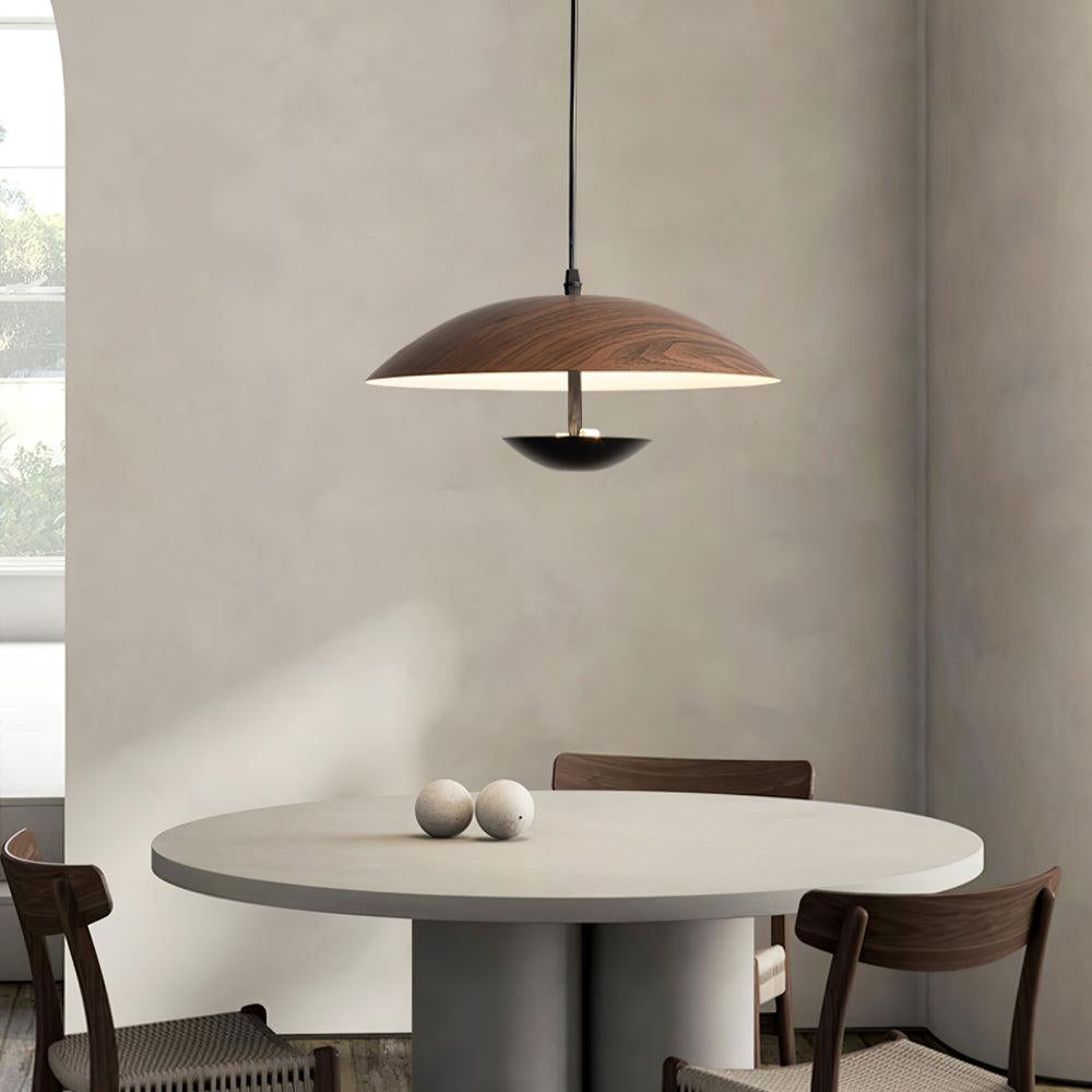 Virainette Moderne hanglamp van donker hout