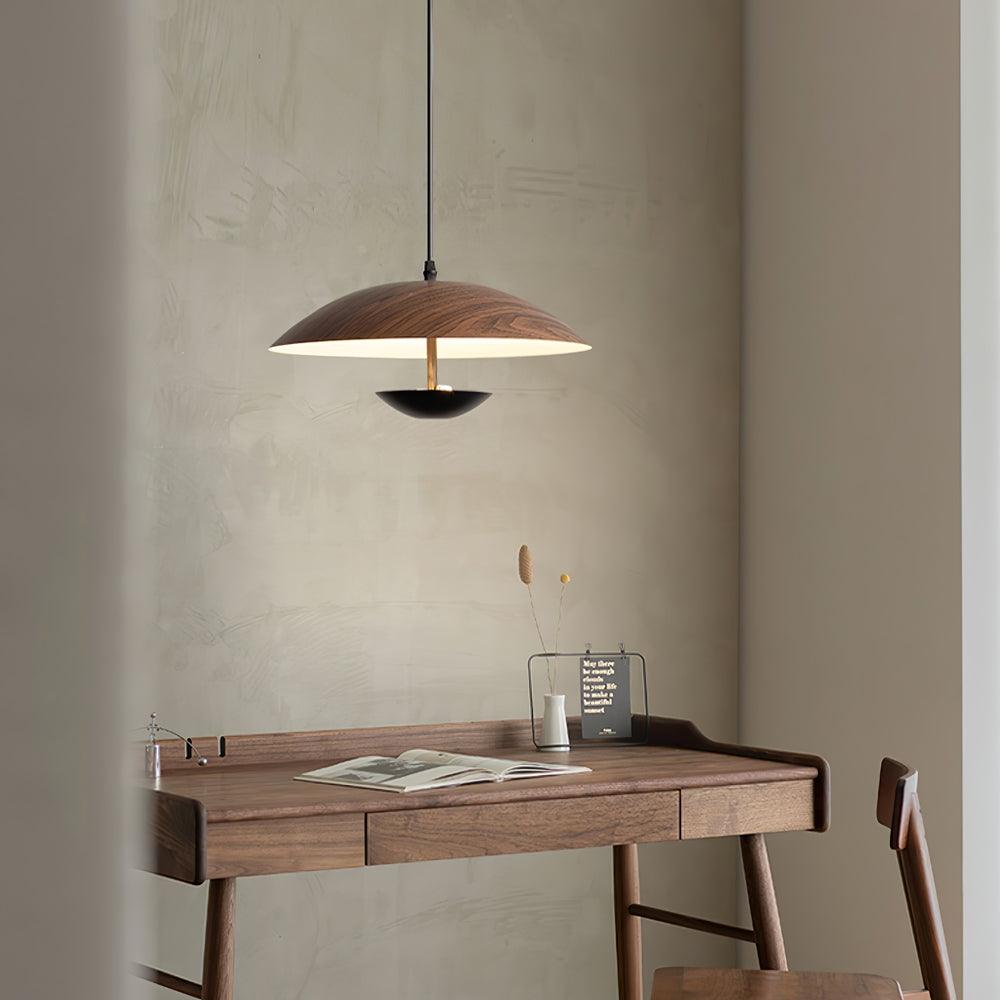 Virainette Moderne hanglamp van donker hout