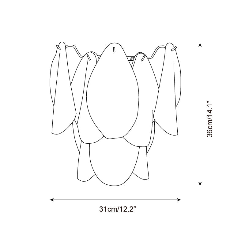Opheli wandlamp