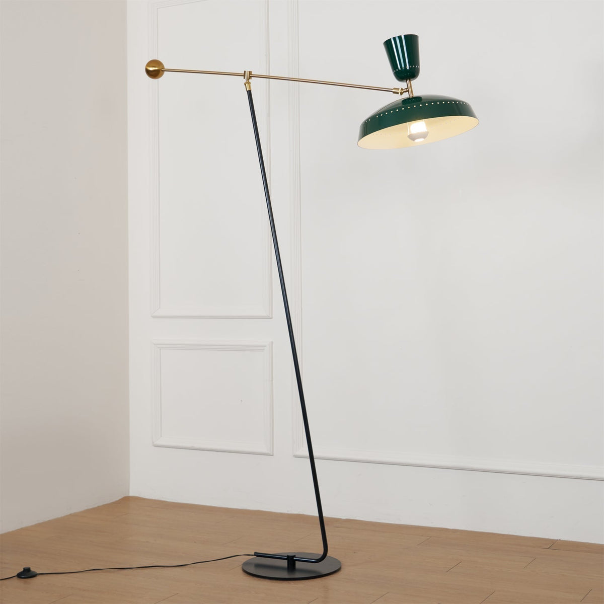 Celeste Minimalism messing vloerlamp