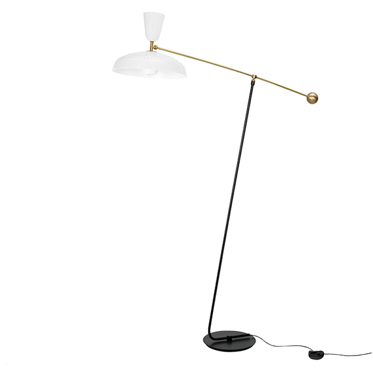 Celeste Minimalism messing vloerlamp