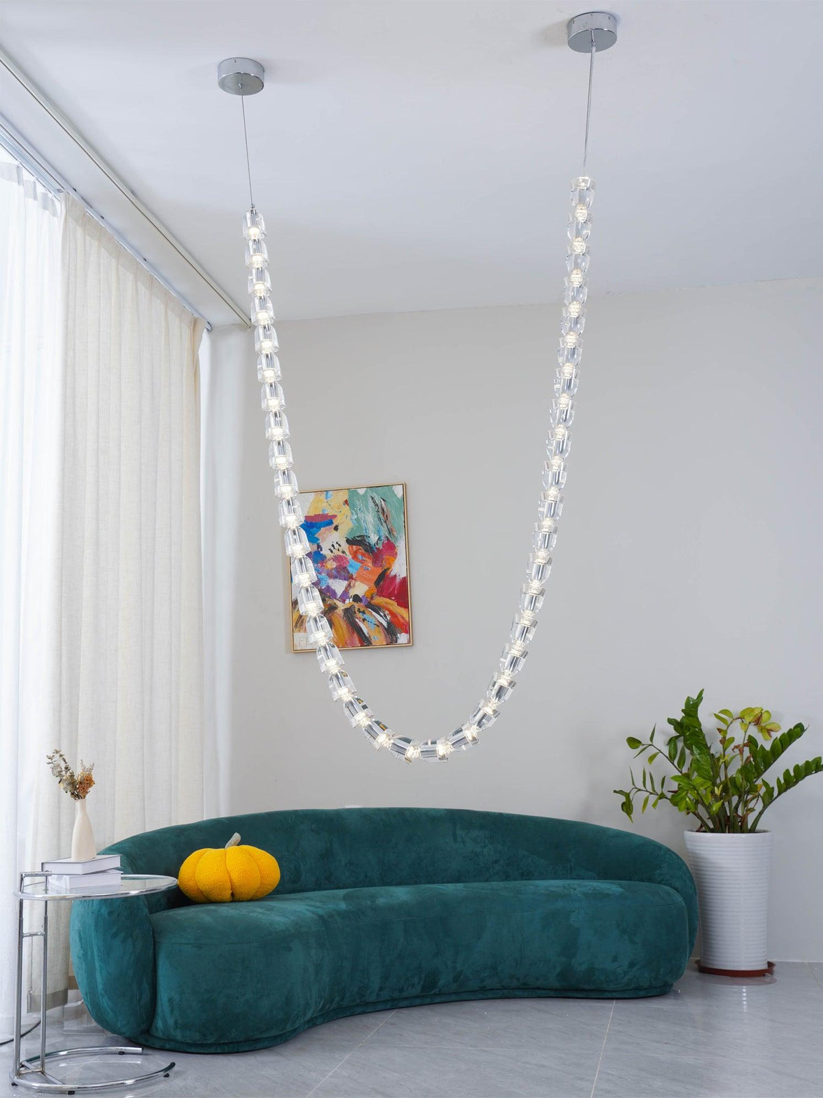 Nexus chroom kristal kroonluchter