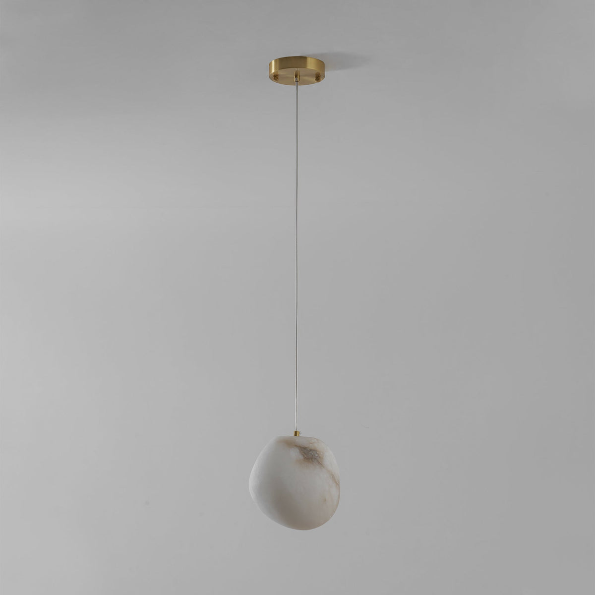 Nivisaya kiezelvormige albasten hanglamp