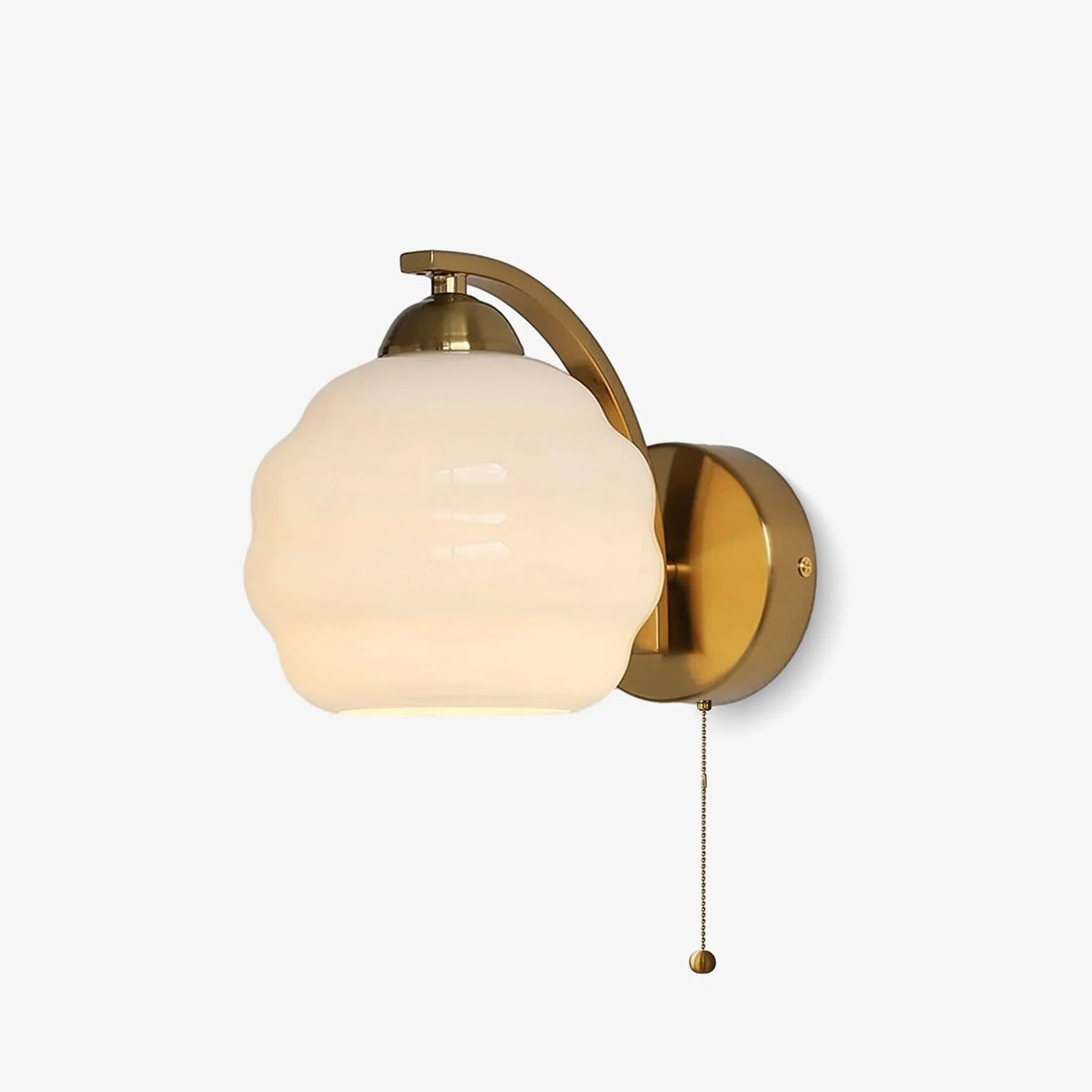 Jasenor Sierlijk Premium Noords Kunstzinnig Glas Wandlamp