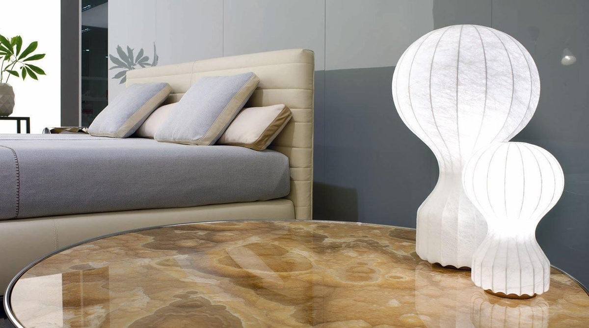 Lirove staal Sculptural tafellamp